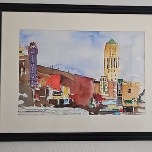 Black and Red Urban Drawing and Illustration